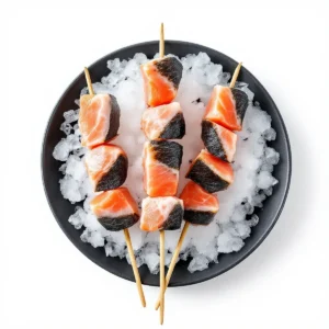 Brochettes de requin surgelées