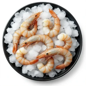 Crevettes décortiquées surgelées