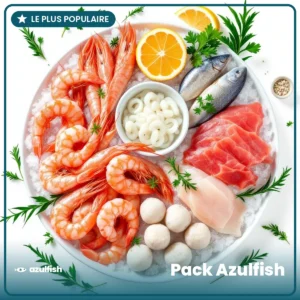Pack Azulfish surgelé surgelé - Azulfish, poissons et fruits de mer surgelés livrés au Maroc