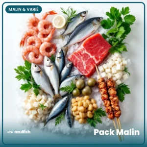 Pack Malin surgelé surgelé - Azulfish, poissons et fruits de mer surgelés livrés au Maroc